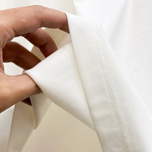 Kiton White Simple Round Neck T-Shirt - Picture 7 of 8